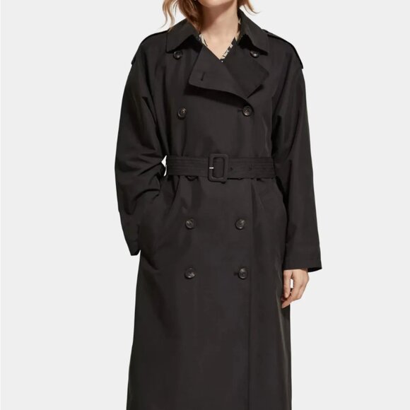 Scotch & Soda Oversized Trench Coat - Picture 3 of 10